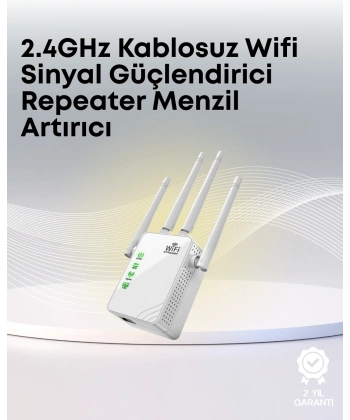 Yüksek Hızlı Parazit Önleyici WiFi Repeater Router