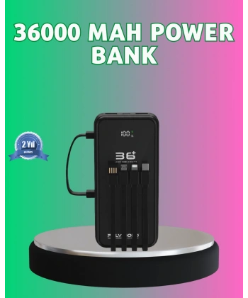 Yüksek Kapasite Taşınabilir Şarj Aleti Çoklu Kablo Çıkışlı