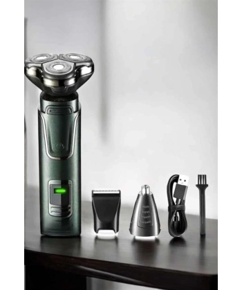 Yüksek Performanslı 3 Başlıklı Profesyonel Tıraş Makinesi