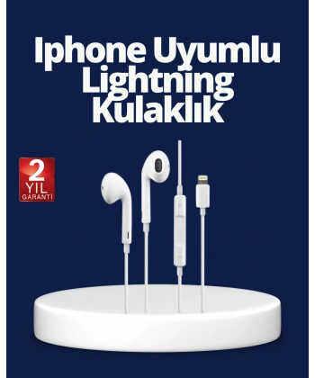 Yüksek Ses Kaliteli Mikrofonlu Kablolu Kulak İçi Kulaklık