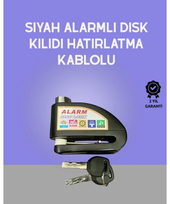 Yüksek Sesli 110dB Çelik Disk Kilidi Su Geçirmez