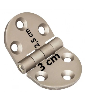 Yüksel Oval Alüminyum Kasa Menteşesi 3 cm