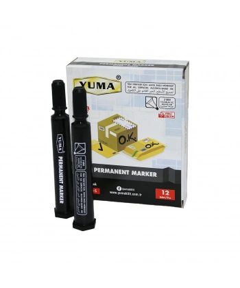 YUMA YM-790S  SİYAH KOLİ KALEMİ 12 ADET