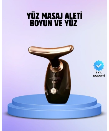 Yüz Masaj Aleti Boyun ve Yüz EMS Güzellik Cihazı Cilt Sıkılaştırma Cilt Gençleştirme Cihazı