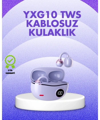 YXG10 Kablosuz Kulaklık – Bluetooth 5.4, Dokunmatik, LED Ekranlı Şarj Kutusu
