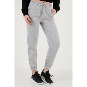 3 iplik şardonlu paça lastikli eşofman gri is001