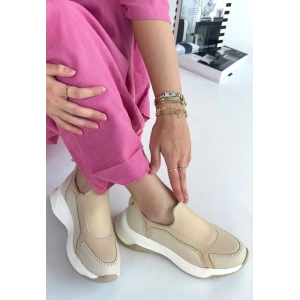 Kendy Bej Cilt Spor Ayakkabı