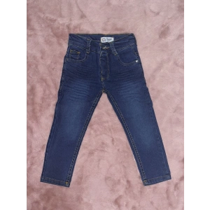 2-7 yaş arası erkek çocuk jeans pantolon dar paça mavi
