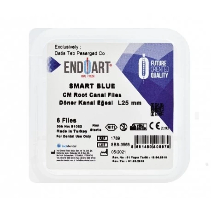 EndoArt Smart Blue 35/04 Kanal Eğesi