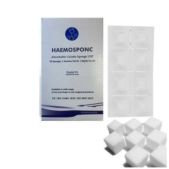 Haemosponç Dental Kanama Durdurucu 50li Steril Sünger