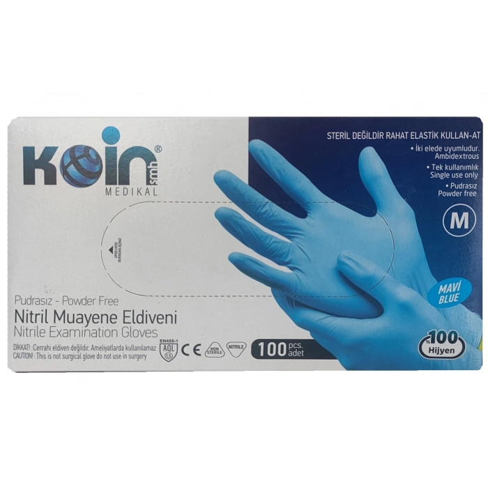 Koin Nitril Muayene Eldiveni