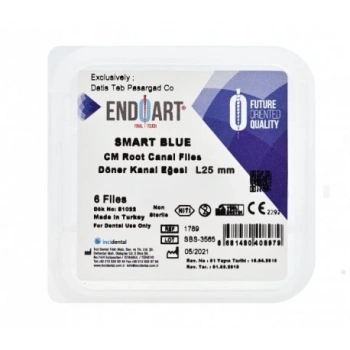 EndoArt Smart Blue 30/06 Kanal Eğesi | Geniş Kanal Şekillendirme