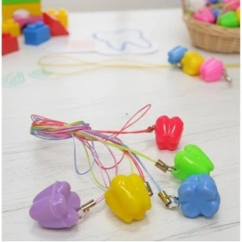 Süt Dişi Kolyesi 10 Adet Pediatri Hediyesi