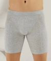 Doğan Yıldız 2832 Likralı Vücudu Saran Uzun Boxer Gri 3 lü Paket