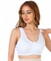 Doğan Yıldız 4110 Düz Anne Body Atlet Sütyen Beyaz 6 lı Paket