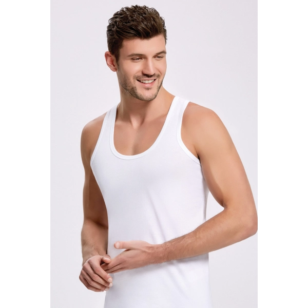 Doğan Yıldız 1010 Lüks Penye Erkek Askılı Atlet 6 lı Paket