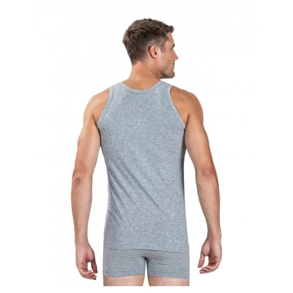 Doğan Yıldız 1112 Penye Erkek Askılı Atlet Gri 6 lı Paket