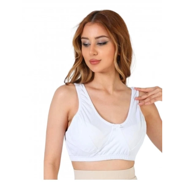 Doğan Yıldız 4110 Düz Anne Body Atlet Sütyen Beyaz 6 lı Paket