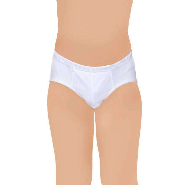 Gümüş %100 Pamuk Penye Erkek Çocuk Slip Külot