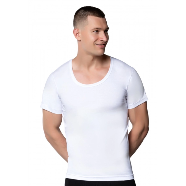 Gümüş 3003 Penye Erkek Bisiklet Yarım Kollu Fanila 3 lü Paket