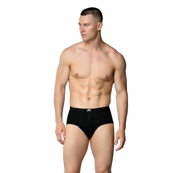 Gümüş 4014 Erkek Slip Külot Siyah 3 lü Paket