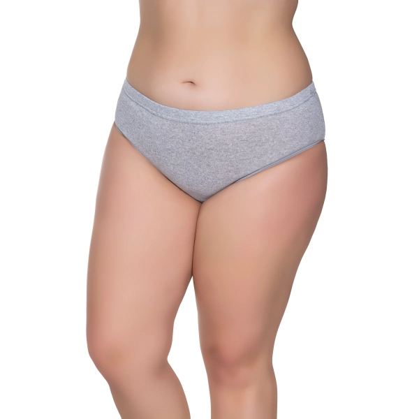 Gümüş Fitilli Ribana Kadın Bato Gri 6 lı Paket