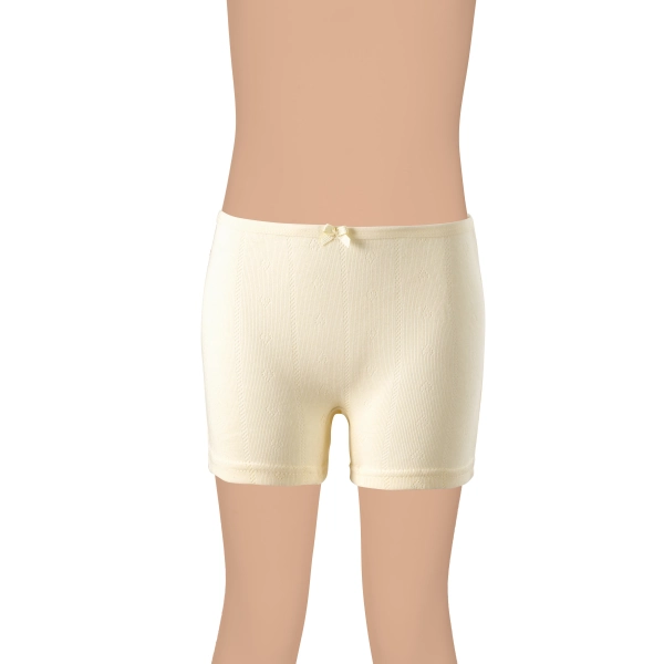 Gümüş Kız Renkli Jakarlı (Kalp Desen) Boxer