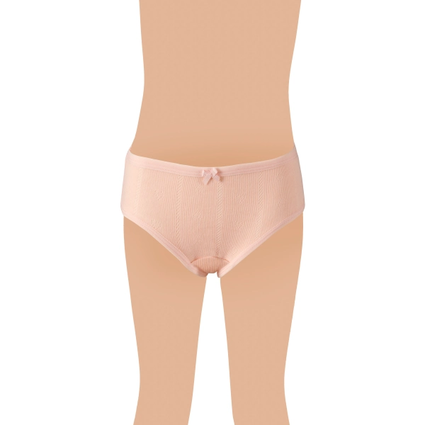 Gümüş Kız Renkli Jakarlı (Kalp Desen) Slip Külot 6 lı Paket