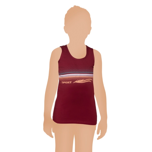 Gümüş Likralı Baskılı Renkli Erkek Çocuk Atlet 3 lü Paket