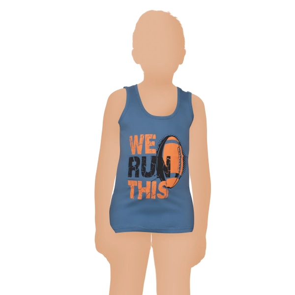 Gümüş Likralı Baskılı Renkli Erkek Çocuk Atlet 3 lü Paket