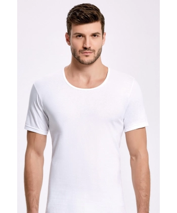 Doğan Yıldız 1050 Lüks Penye Erkek Yarım Kollu Atlet 6 lı Paket