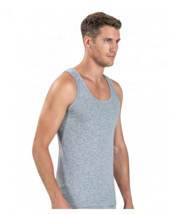 Doğan Yıldız 1112 Penye Erkek Askılı Atlet Gri 3 lü Paket