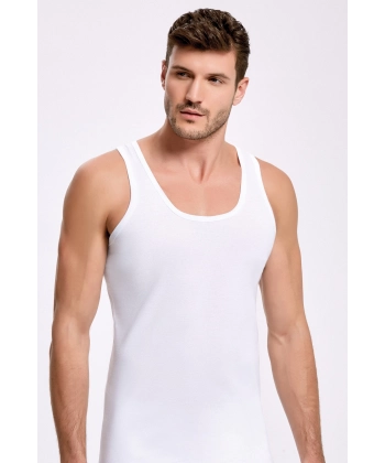 Doğan Yıldız 1310 Lüks Ribana (Likralı) Erkek Askılı Atlet