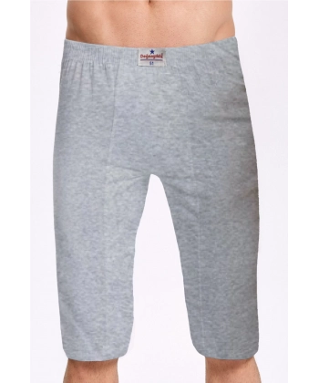 Doğan Yıldız 2172 Uzun Paçalı Penye (Diz Donu) Külot Gri 3 lü Paket