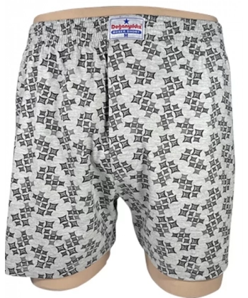 Doğan Yıldız 2210 Empirme Desenli Erkek Boxer Asorti