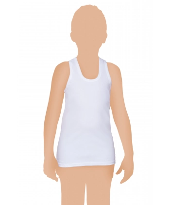 Gümüş %100 Pamuk Penye Erkek Çocuk Askılı Atlet 6 lı Paket