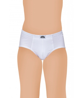 Gümüş %100 Pamuk Penye Erkek Çocuk Slip Külot 3 lü Paket