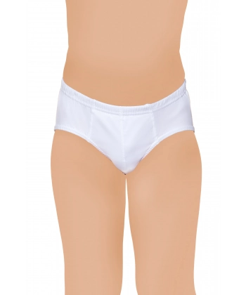 Gümüş %100 Pamuk Penye Erkek Çocuk Slip Külot