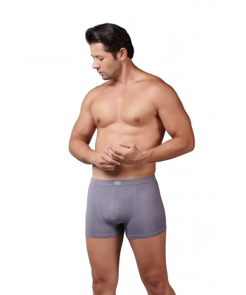 Gümüş 7009 Modal Likralı Erkek Boxer Gri 3 lü Paket
