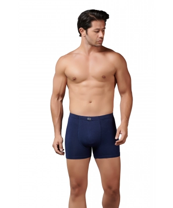 Gümüş 7009 Modal Likralı Erkek Boxer Lacivert