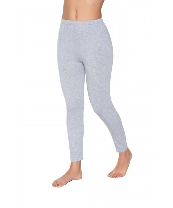 Gümüş Kadın Termal İçlik Tayt Gri