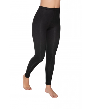 Gümüş Kadın Termal İçlik Tayt Siyah