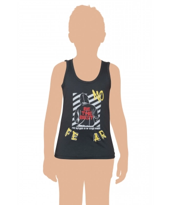 Gümüş Likralı Baskılı Renkli Erkek Çocuk Atlet 3 lü Paket