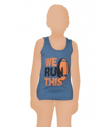 Gümüş Likralı Baskılı Renkli Erkek Çocuk Atlet 6 lı Paket