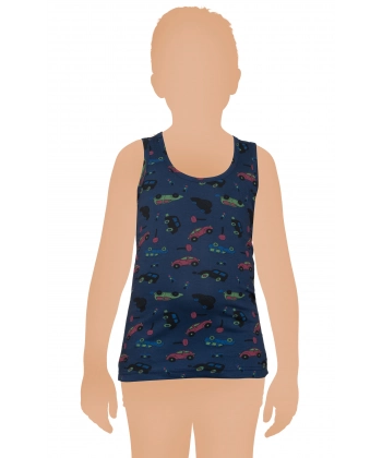 Gümüş Likralı Empirme Desenli Erkek Çocuk Atlet 3 lü Paket