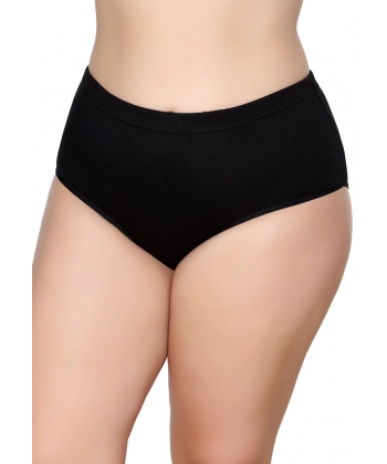 Gümüş Ribana Klasik Kadın Bato Külot Siyah 3 lü Paket