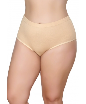 Gümüş Ribana Klasik Kadın Bato Külot Ten 6 lı Paket