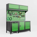 2 Metre Üst Dolaplı Takım Arabalı Modüler Takım Tezgahı