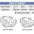 Metal Avadanlık Standı Stand21