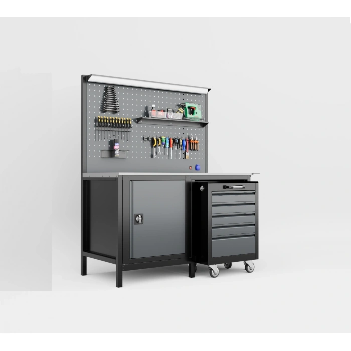 1.5 Metre 5 Çekmece Takım Arabalı Takım Tezgahı